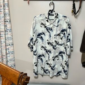 Mens casual button up shirt